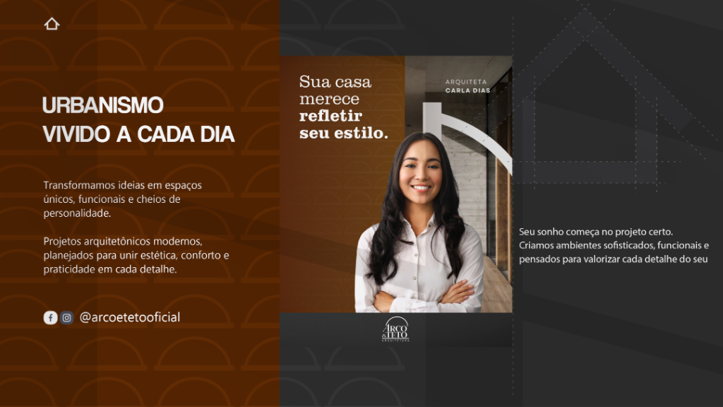 Banner de introdução de arquitetura urbana