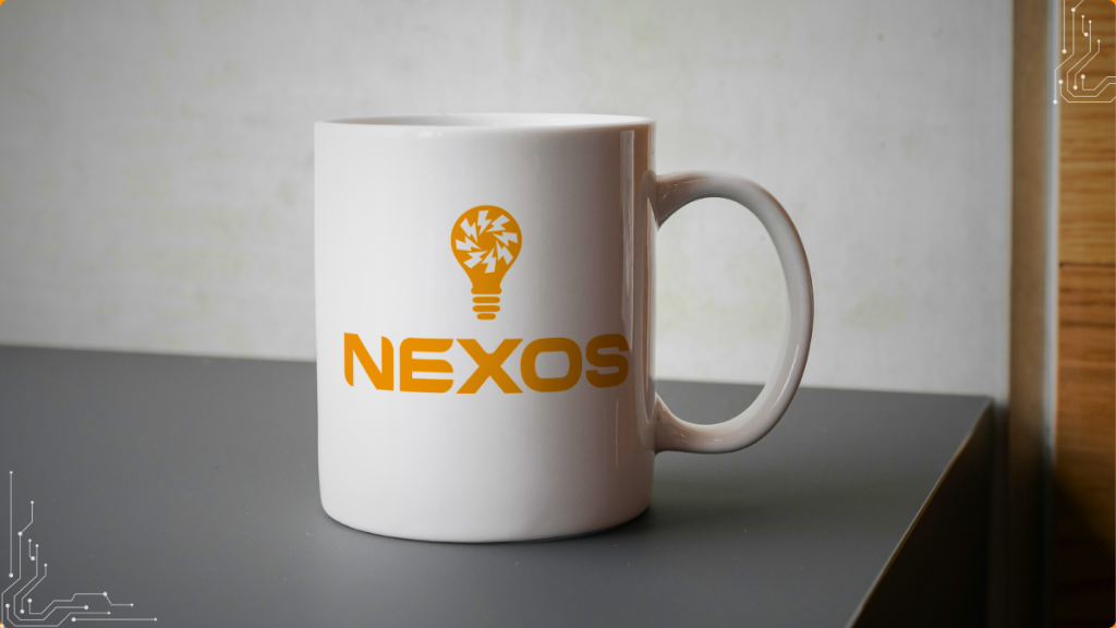 Caneca corporativa personalizada Nexos
