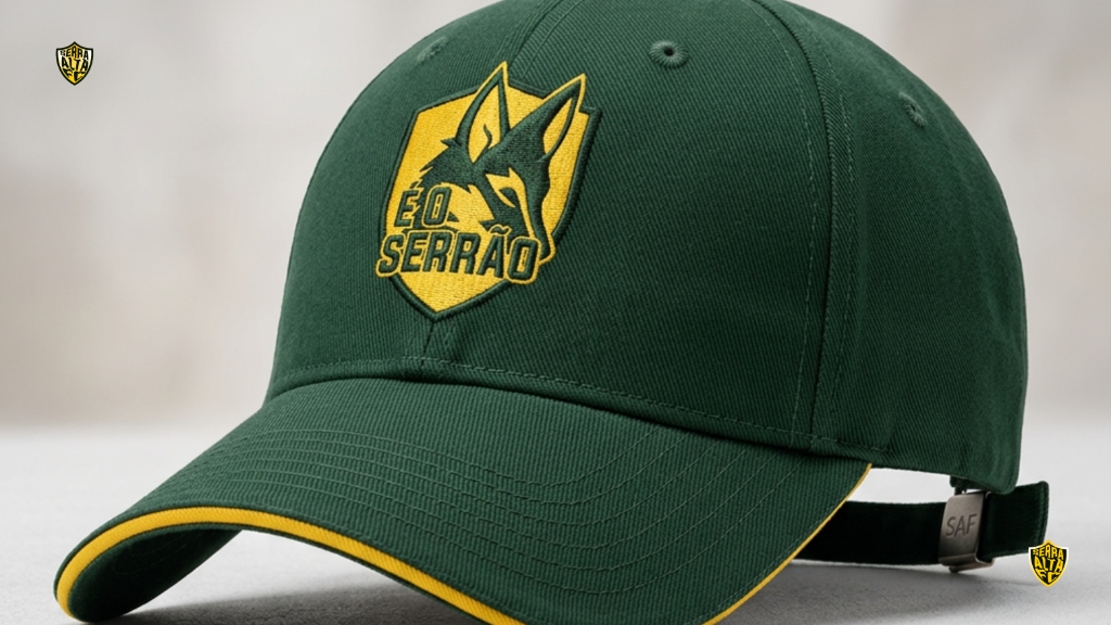 Boné oficial bordado Serra Alta FC